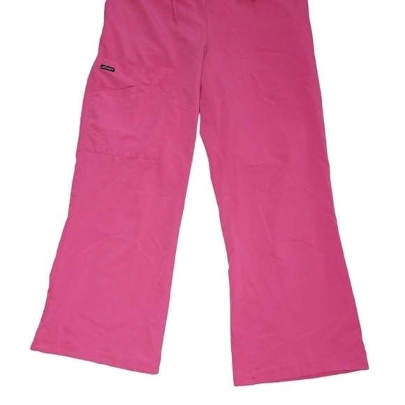 Jockey pink scrub pants size small elastic waistband, drawstring, super comfy - Picture 7 of 8